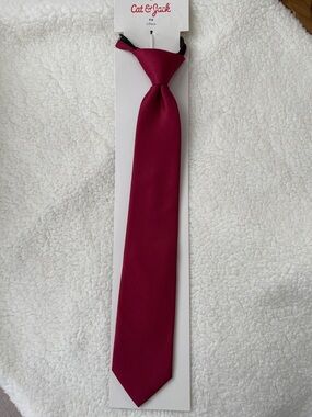 Cat & Jack Deep Burgundy Boys Tie